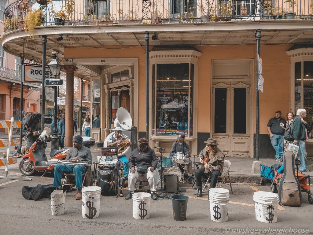 Spending 2 days in New Orleans listening to Jazz