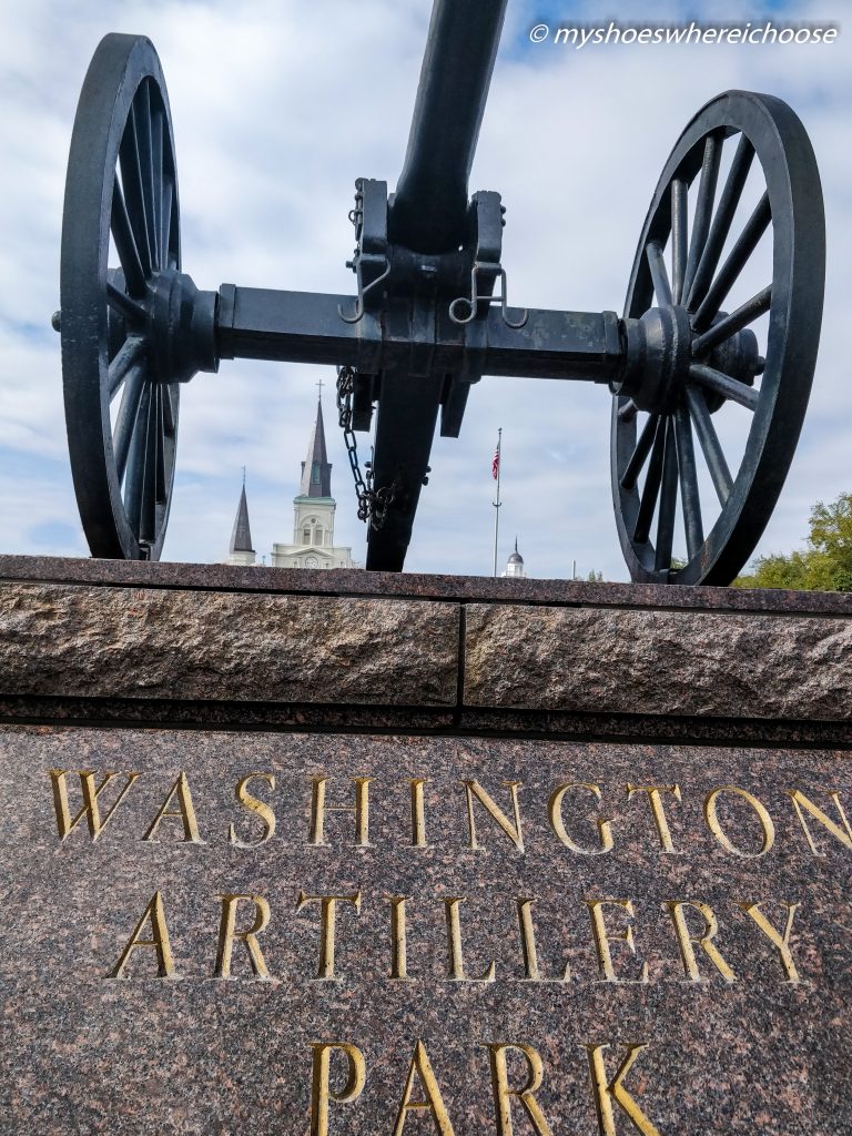 Spending 2 days in New Orleans - Washington Artillery Park