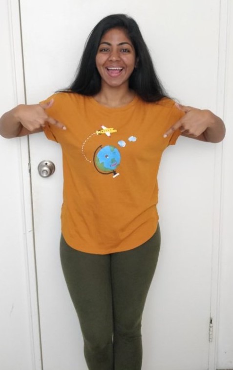 All set to attend TravelCon in my favorite travel shirt!