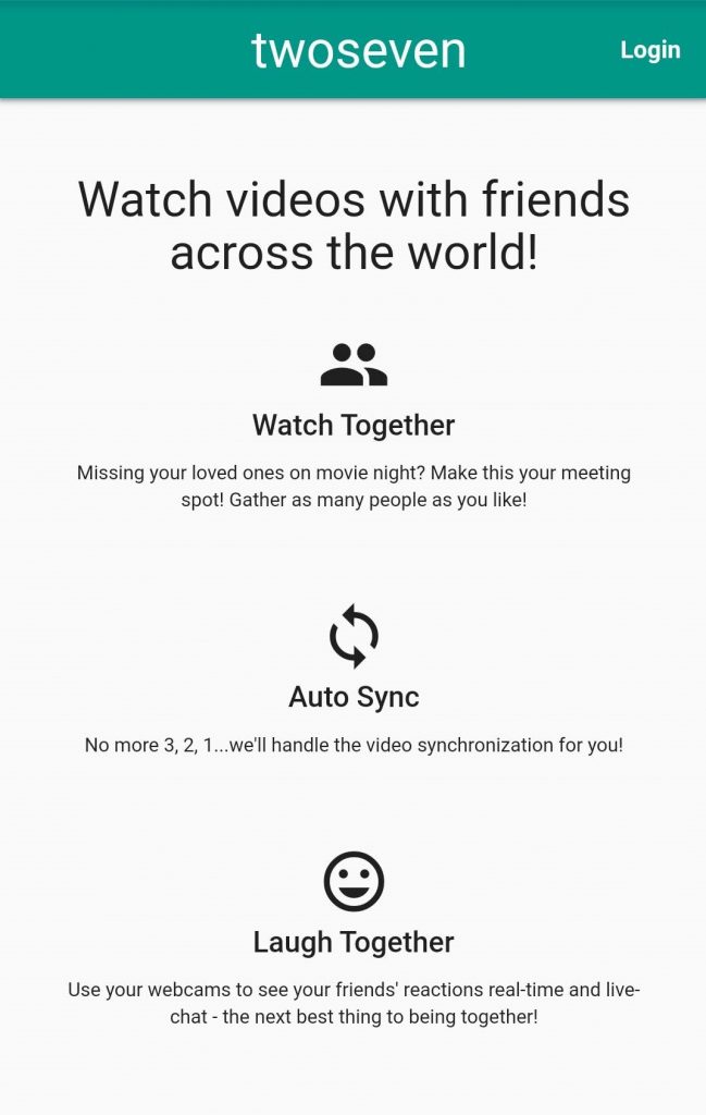 make long distance relationships easier - watch movies together on TwoSeven