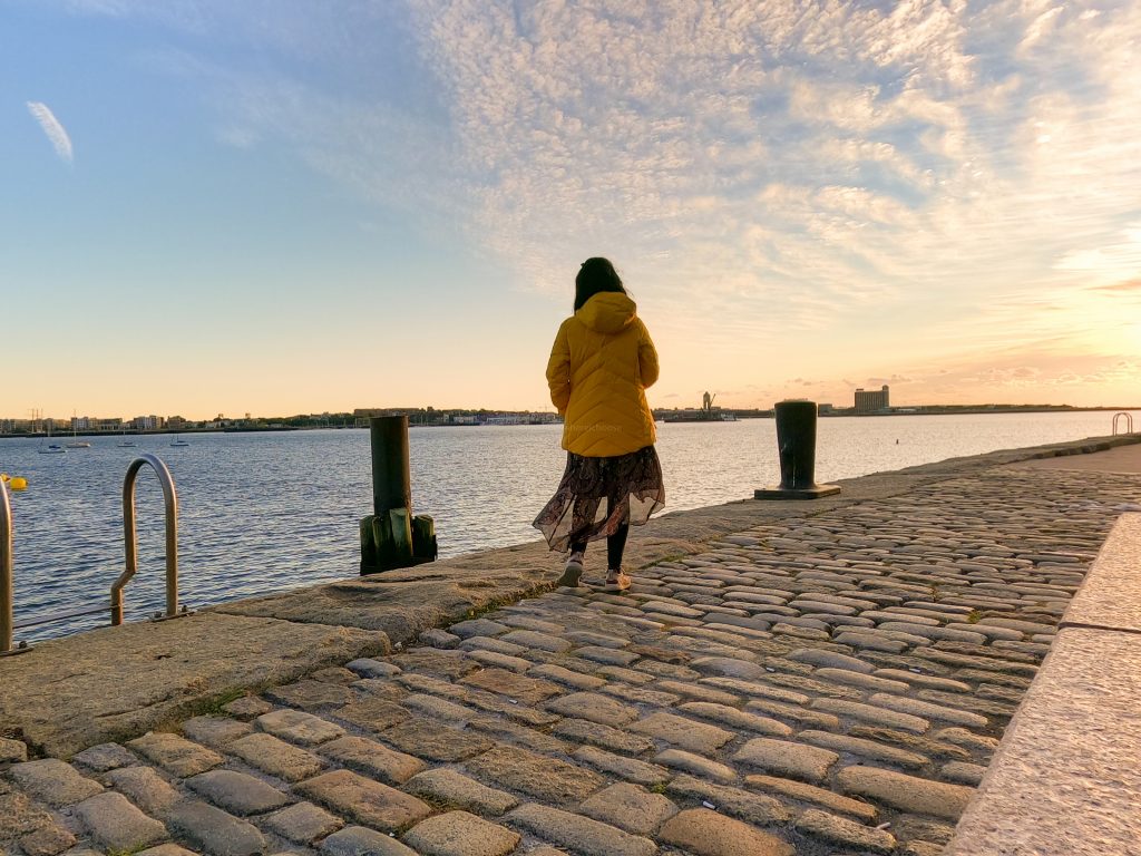 Boston Sunrise at Fan Pier Seaport