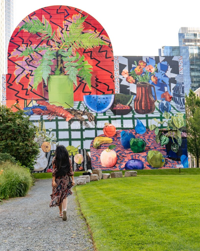 Largest Boston Mural at Dewey Square on Rose Kennedy Greenway