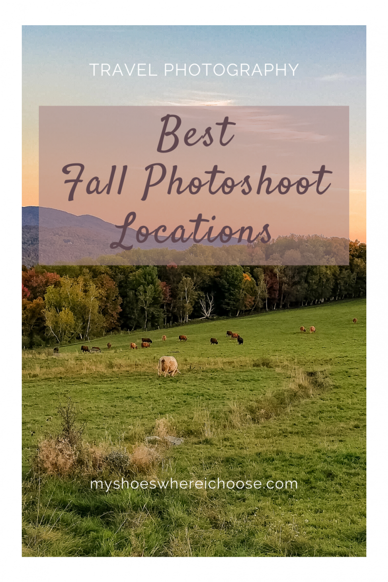 Best Fall Photoshoot Locations | My Shoes Where I Choose