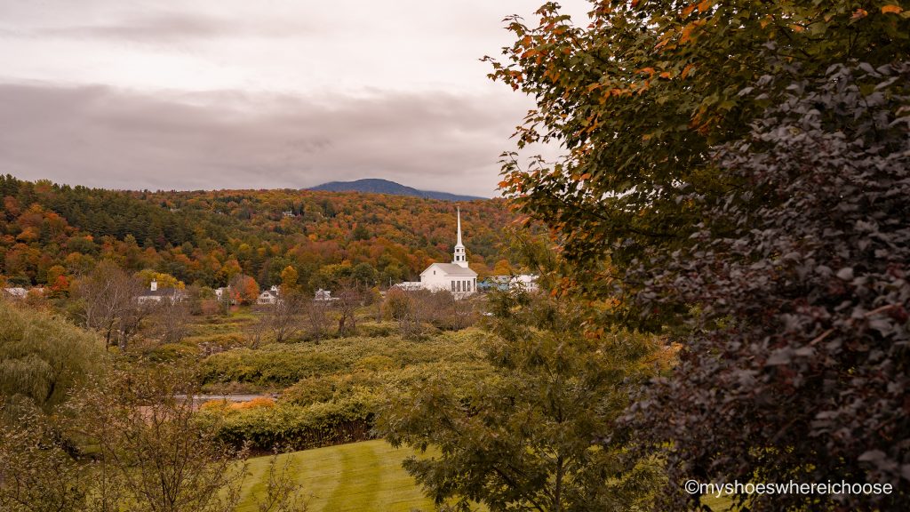 Stowe Vermont during fall